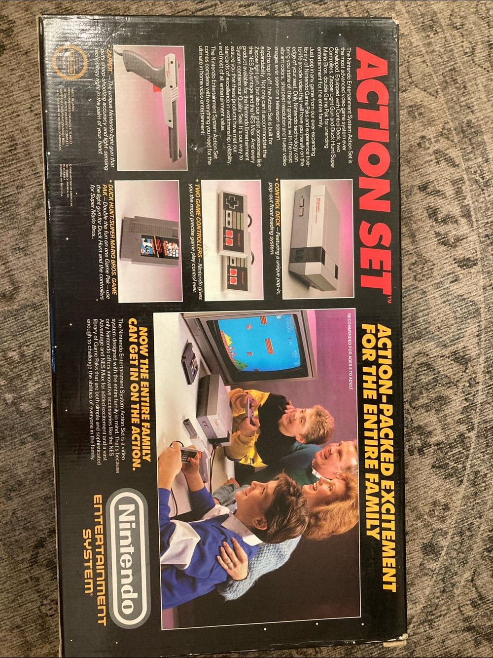 Vintage Nintendo NES Action Set with Games - Picture 9 of 11